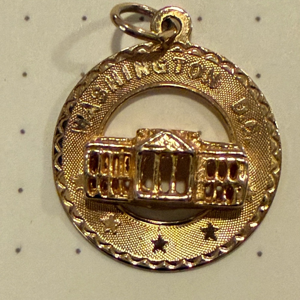 Gold Washington D.C. Pendant